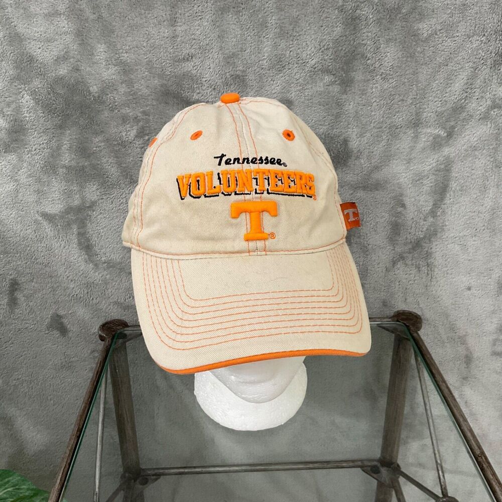 Tennessee Volunteers Vols Hat Cap Drew Pearson adj. Strap back Tan/ Orange